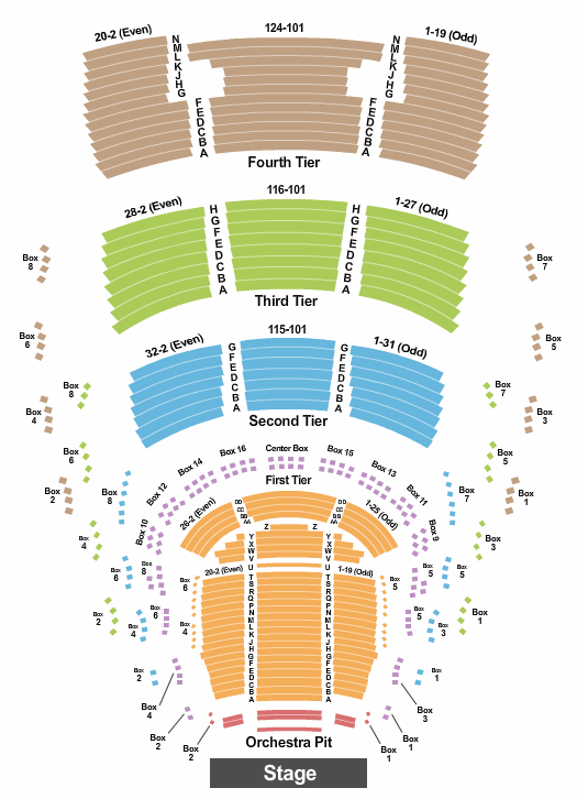 Arsht Center A Beautiful Noise Seating Chart